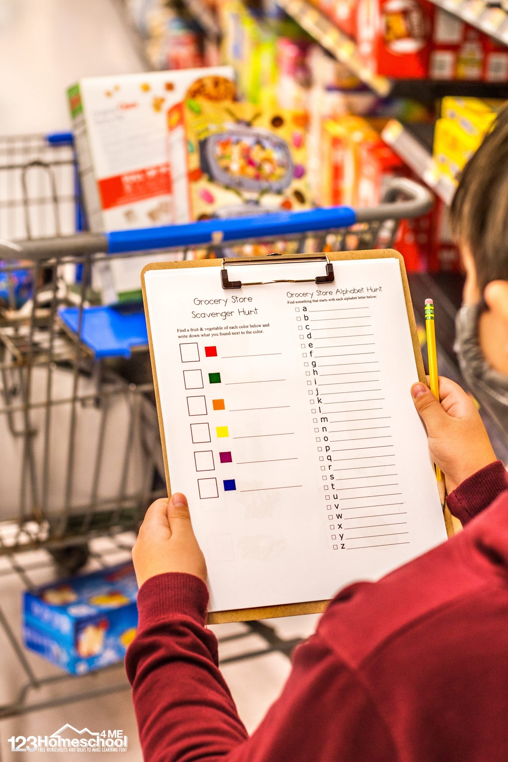 Printable Preschool Grocery Worksheets