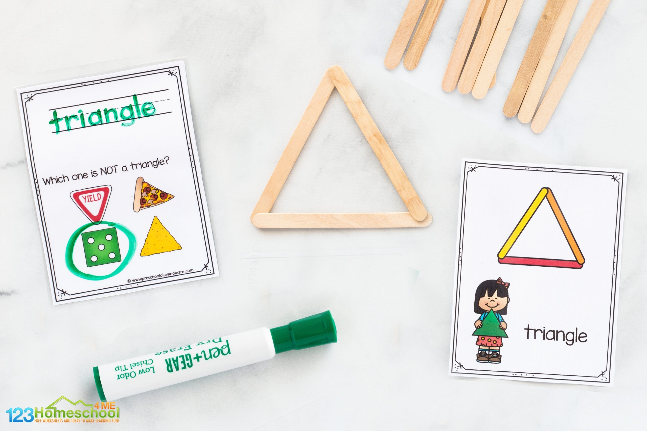 FREE Printable Hands on FREE Printable Shape Activityies For Toddlers