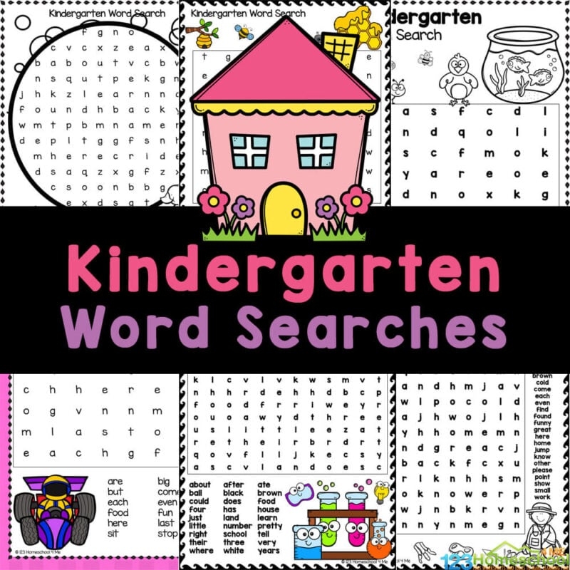 Printable Preschool Word Match
