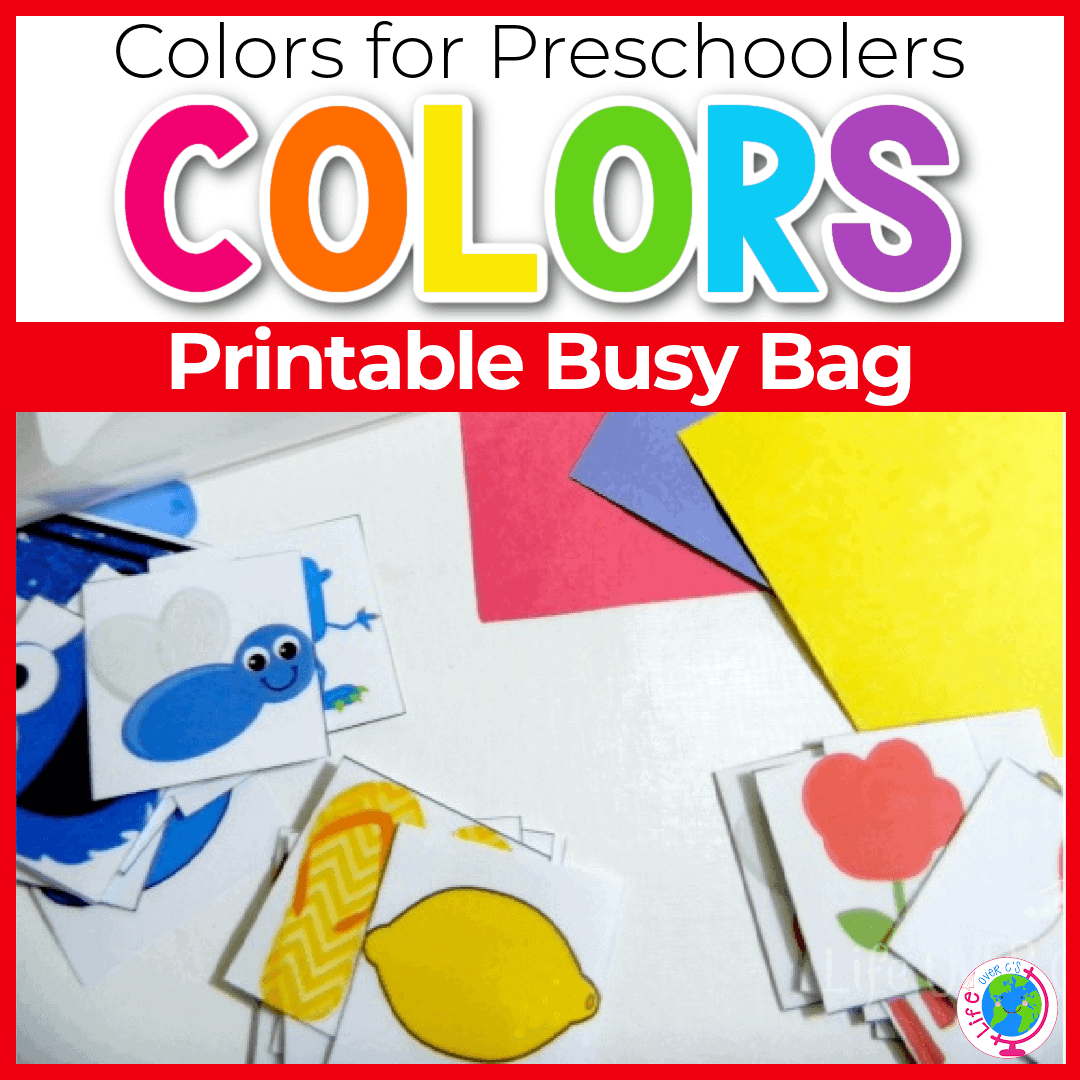 Printable Preschool Busy Bags