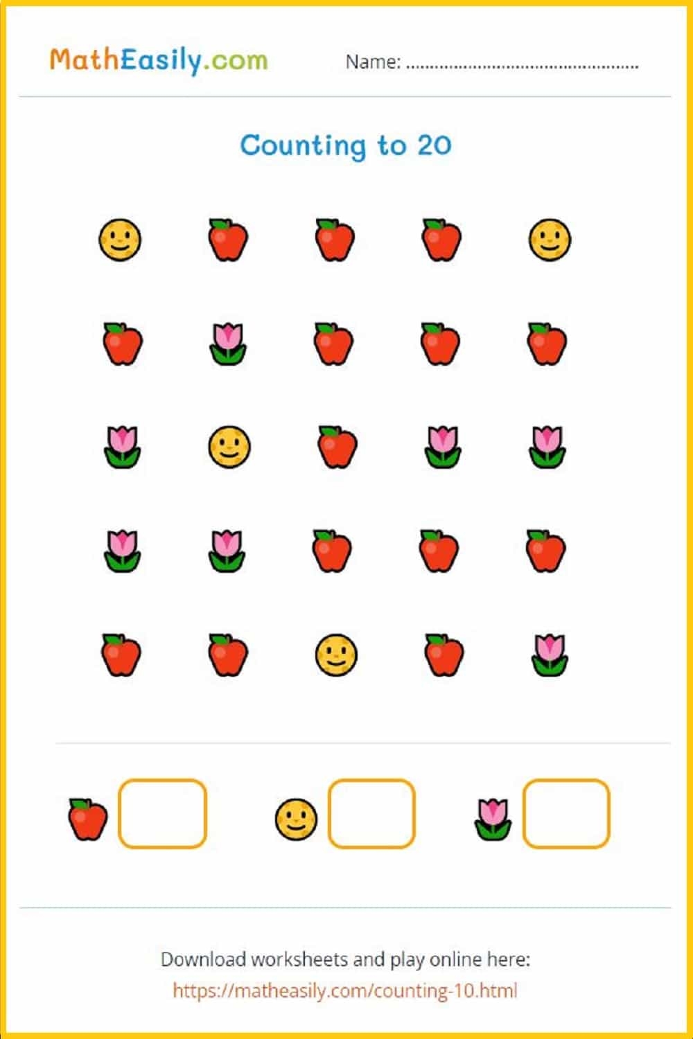 FREE Printable Math Games For Kids PDF