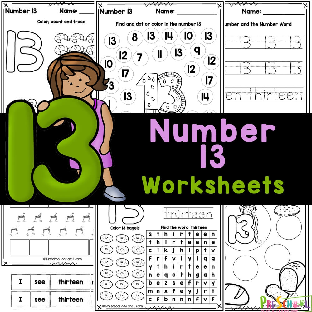 Printable Number 12 Worksheet For Preschool