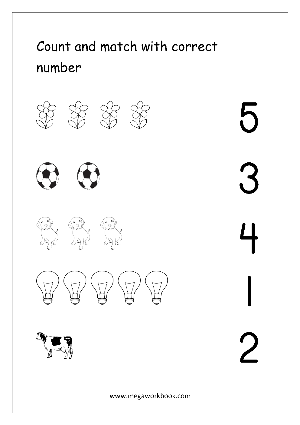 Printable Matching Worksheets For Preschoolers
