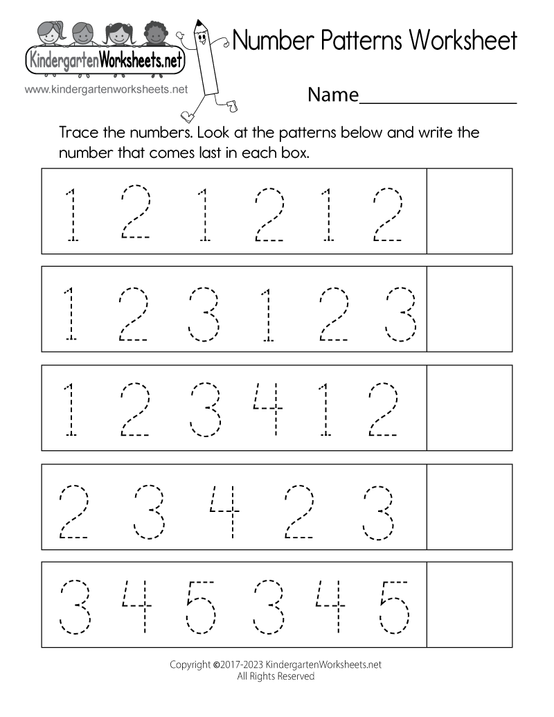 Free Printable Pattern Worksheets For Preschool The Hollydog Blog Worksheets Library