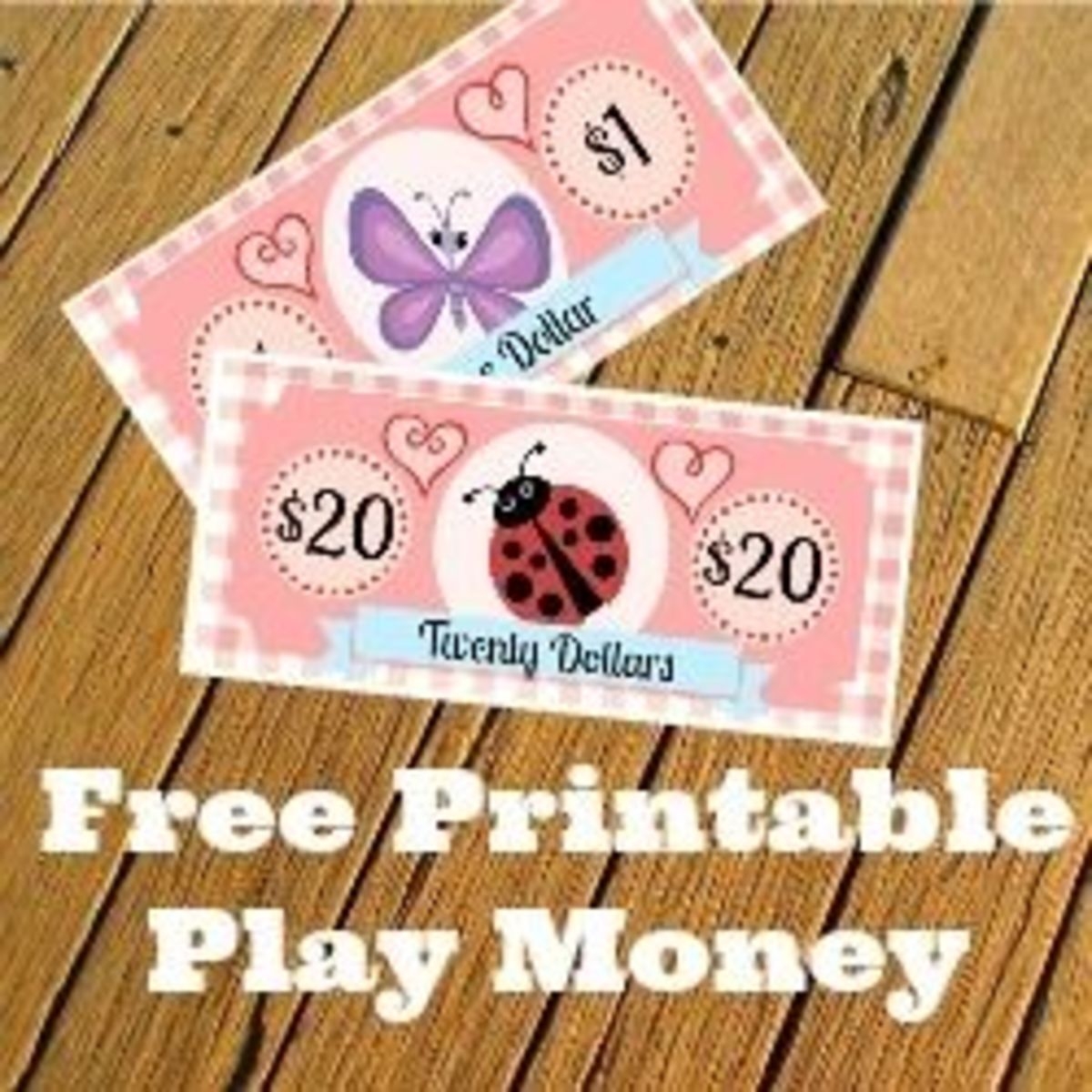 Printable Play Money For Preschool