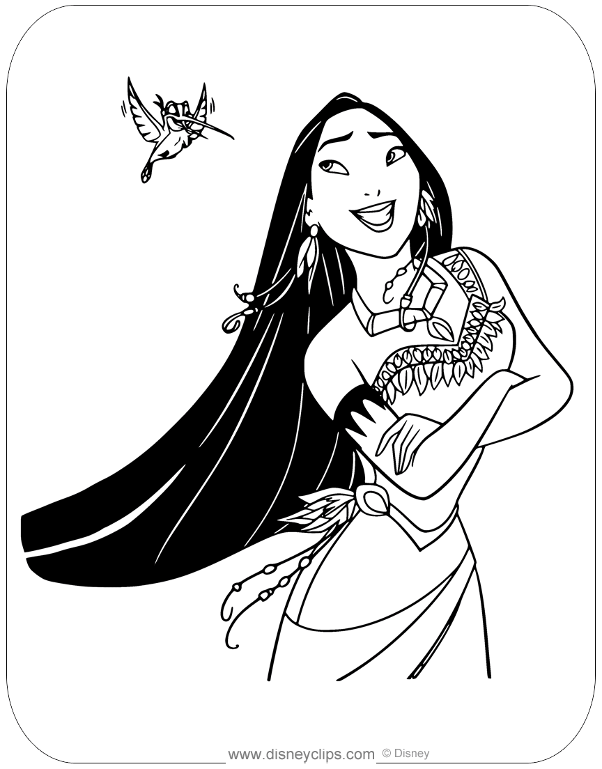 Printable Preschool Pocahontas Biography