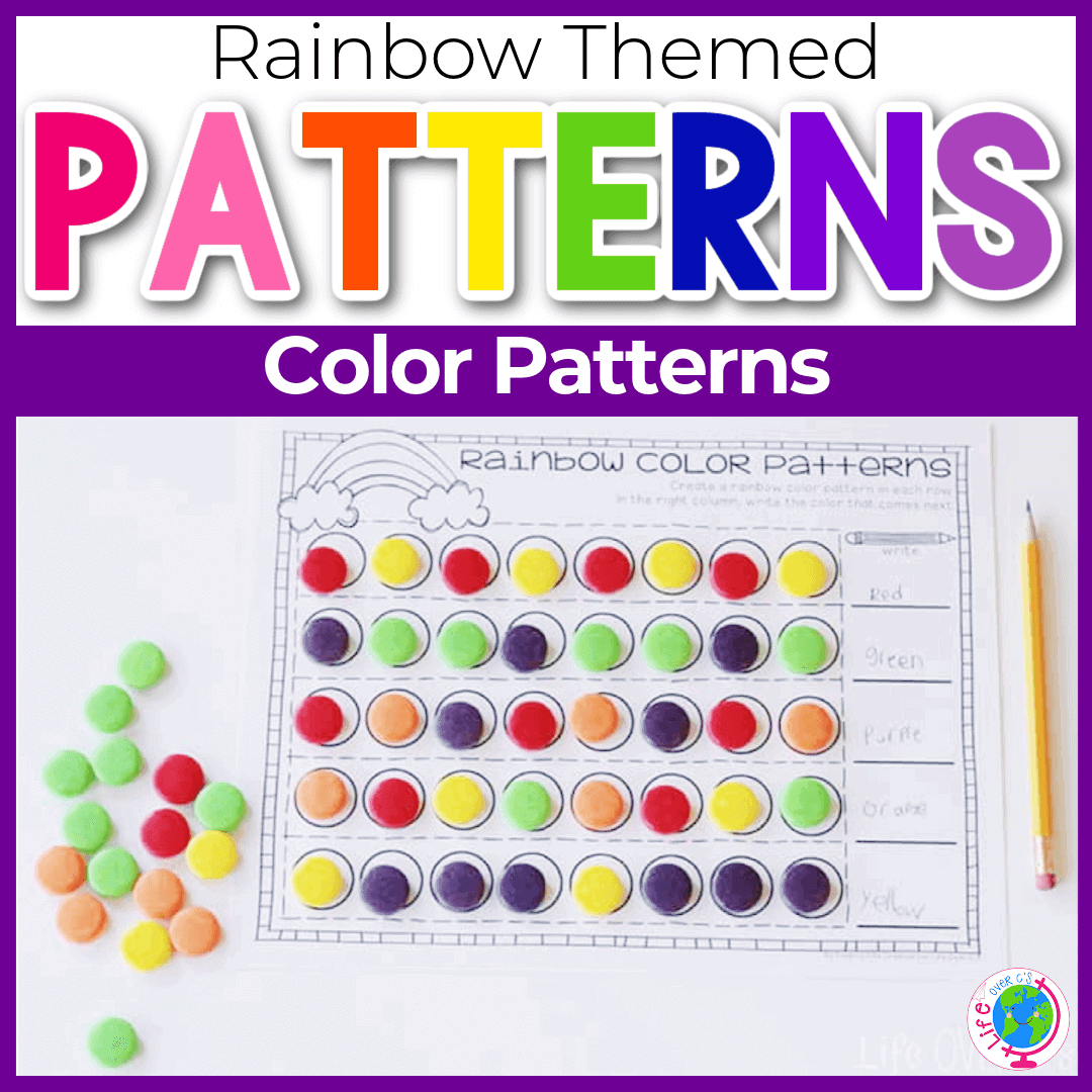Free Printable Rainbow Patterns Activity For Kids