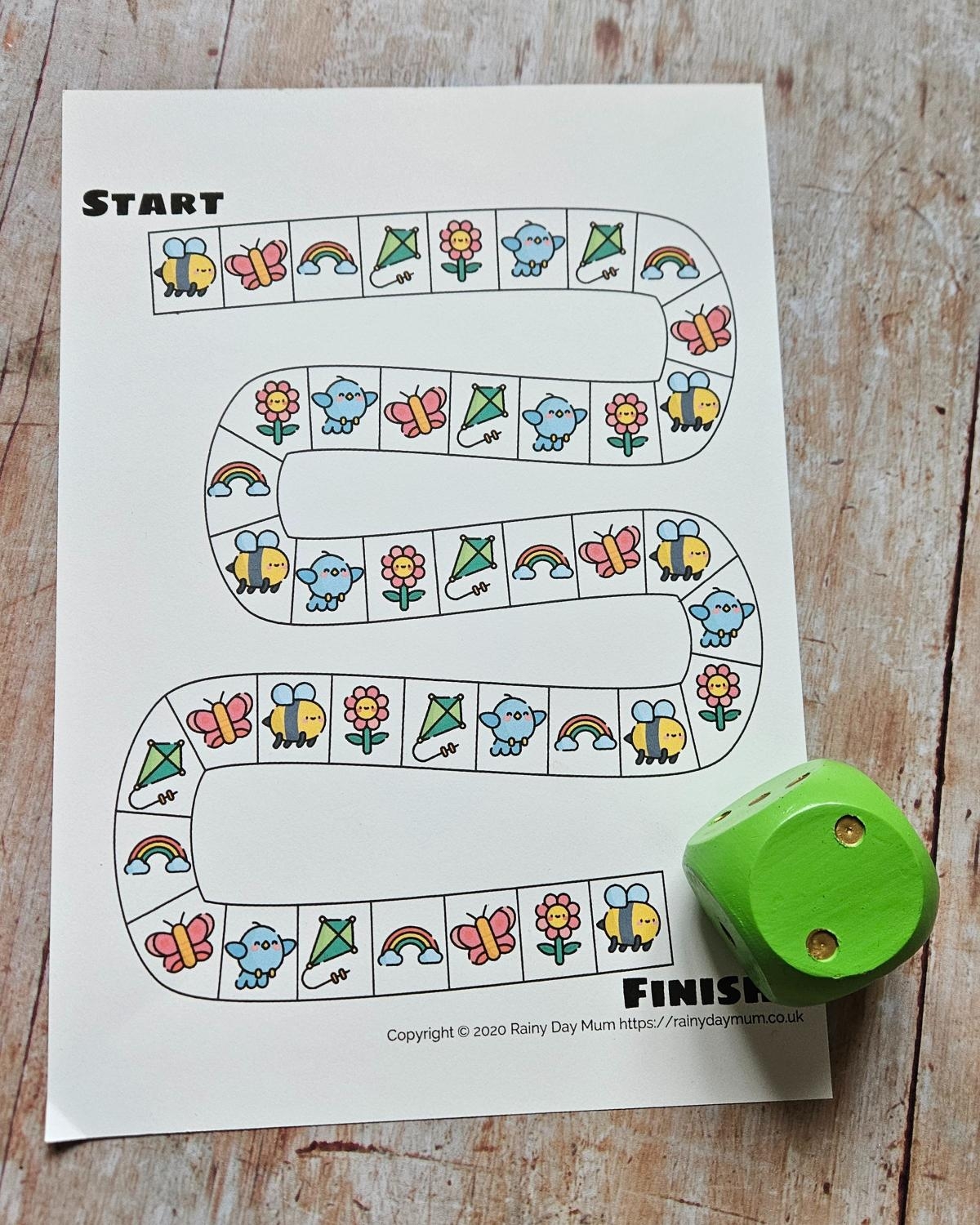 Printable Preschool Games Of