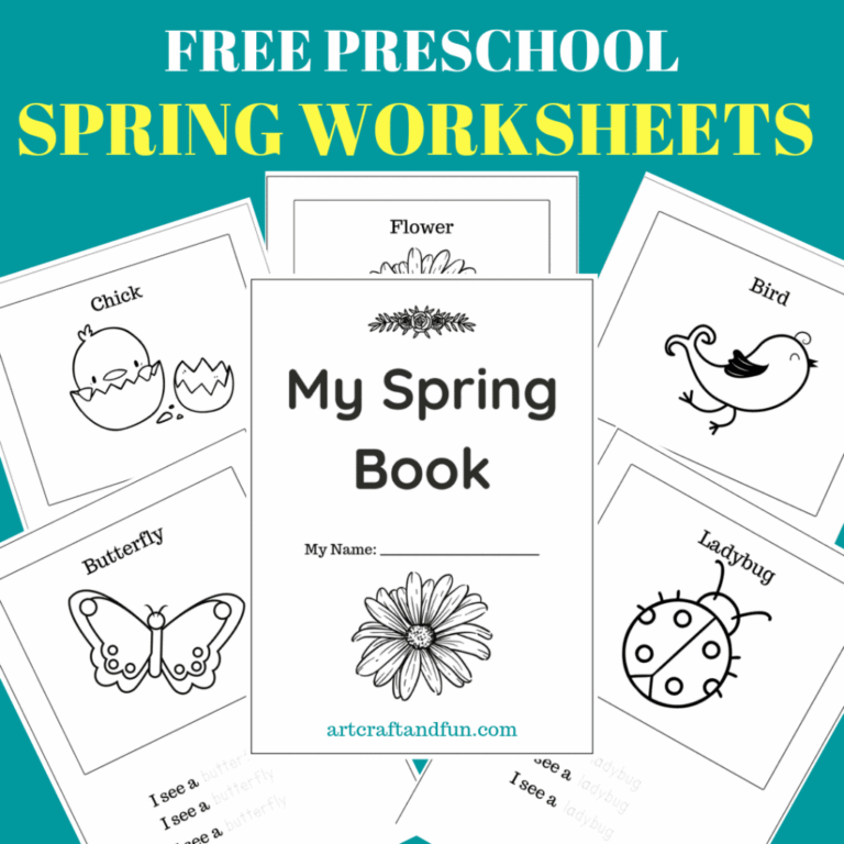 Free Printable Spring Worksheets For Preschoolers Worksheets 