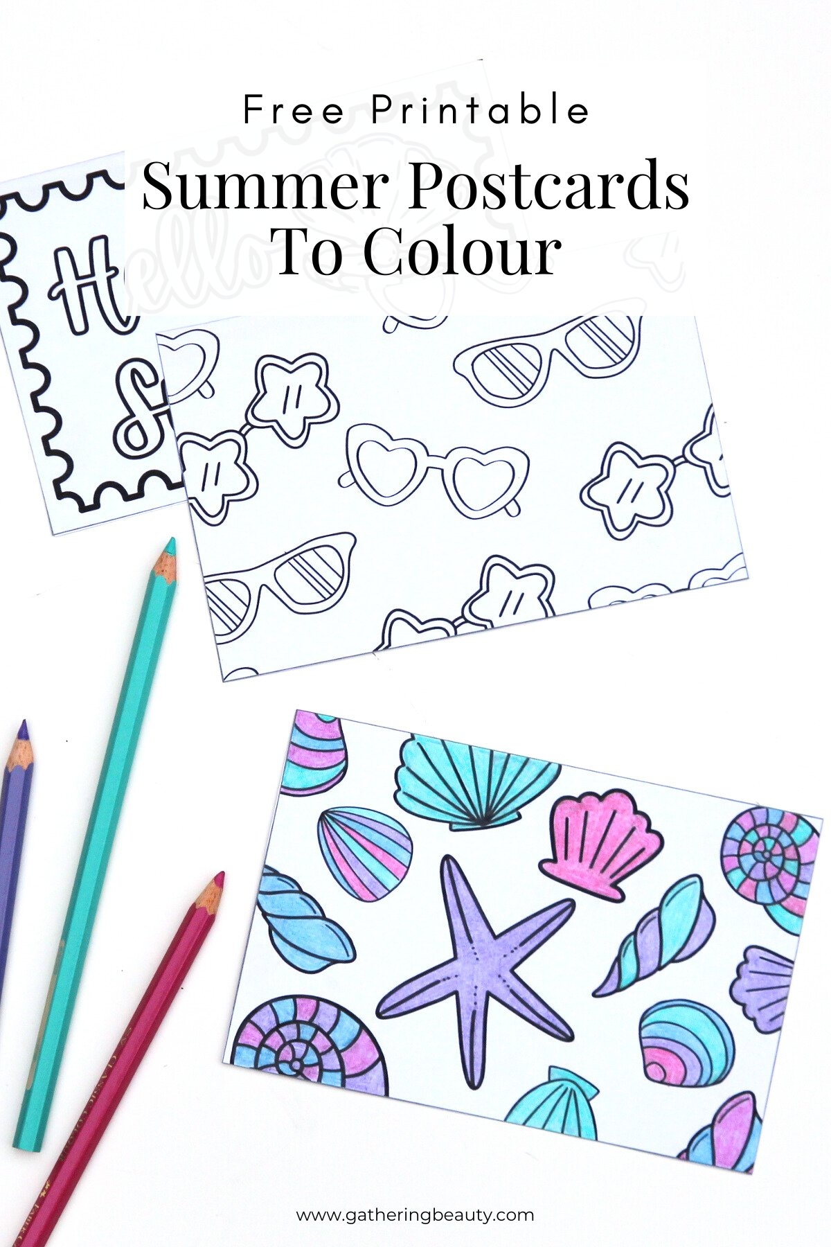 Printable Postcards For Preschoolers