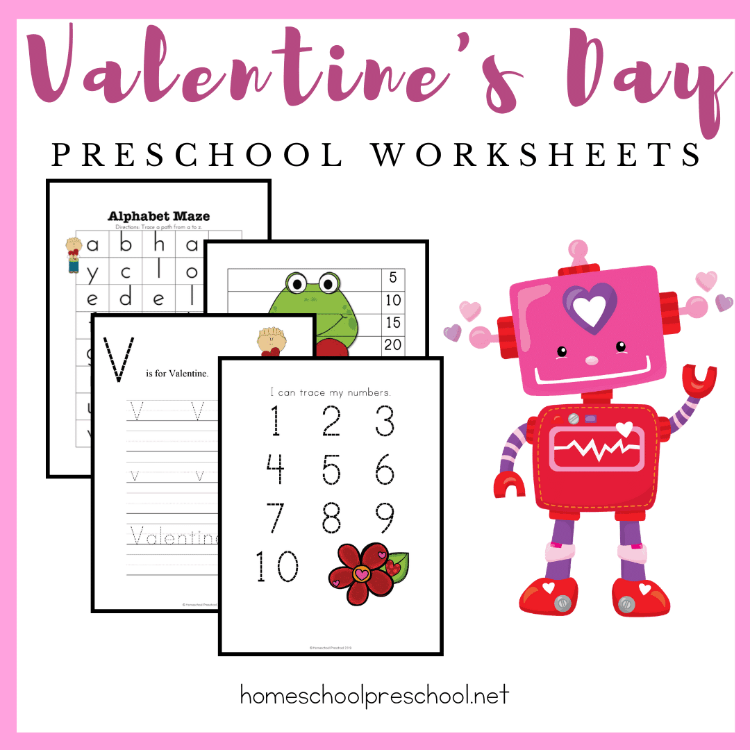 Printable Preschool Valentines