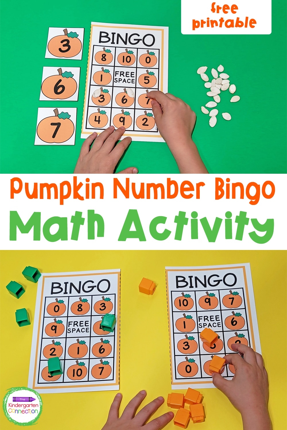 Printable Number Bingo Game For Preschool