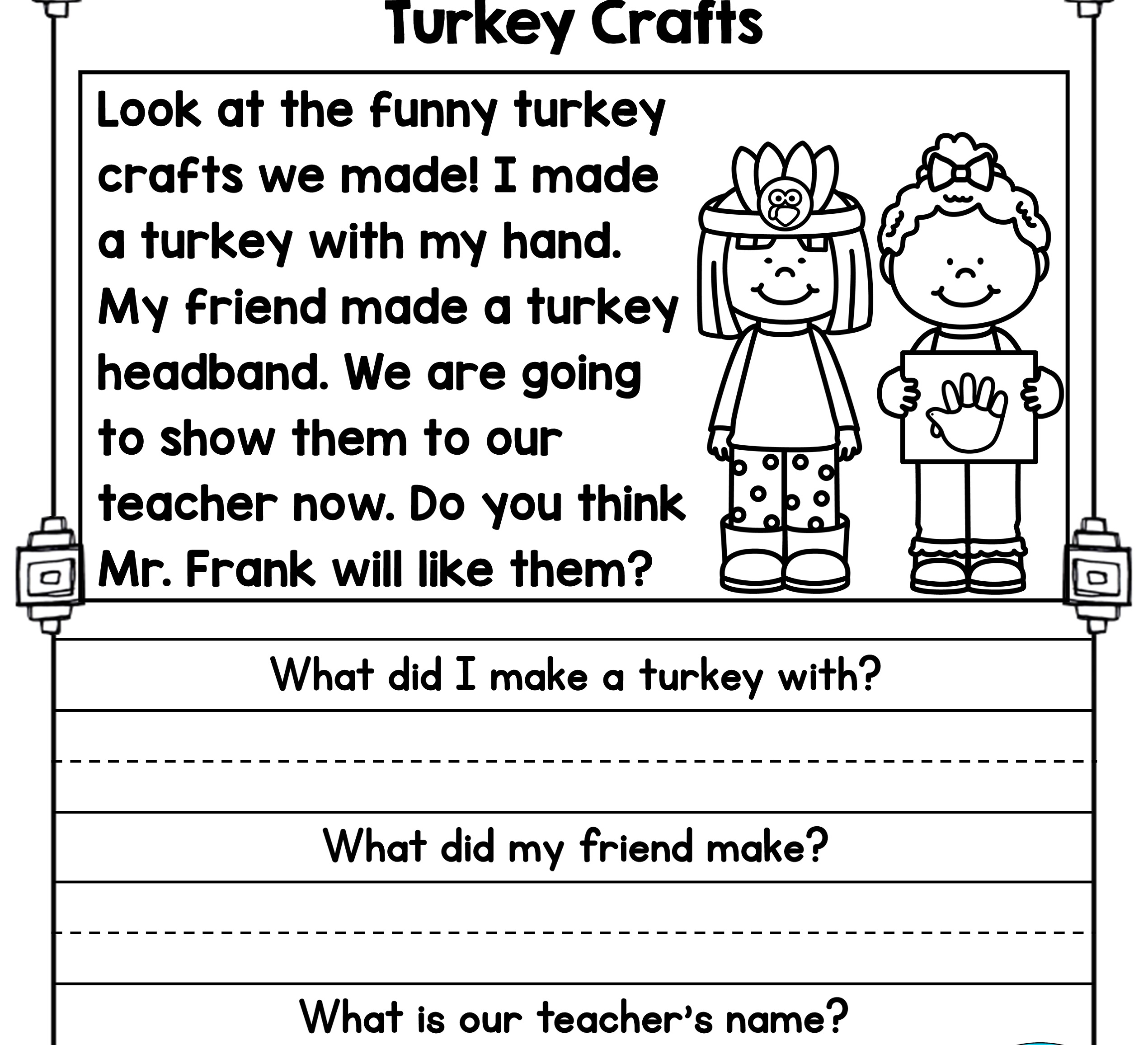 Free Printable Preschool Reading Worksheets