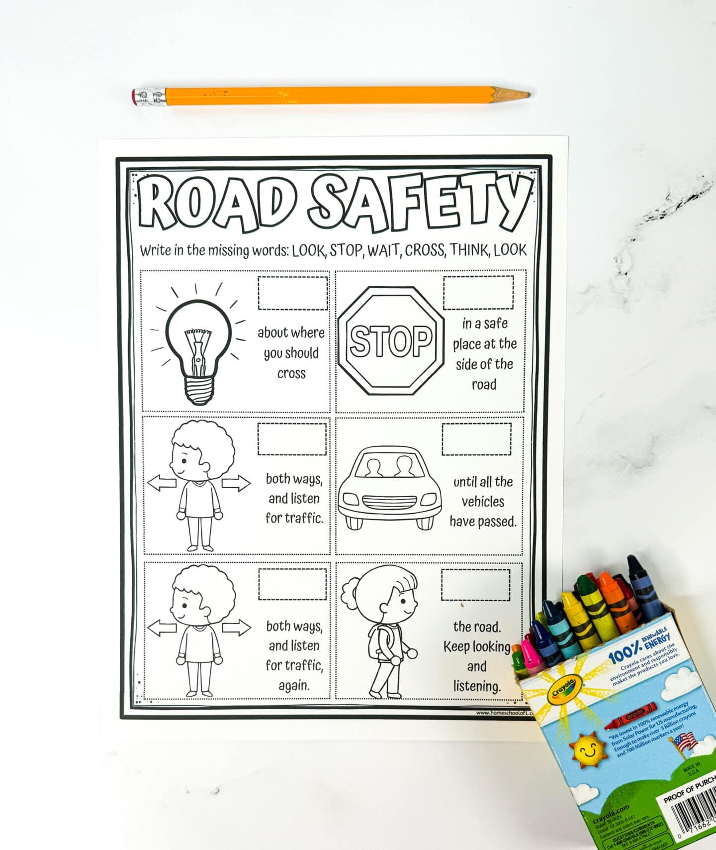 Printable Safety Activities For Preschoolers
