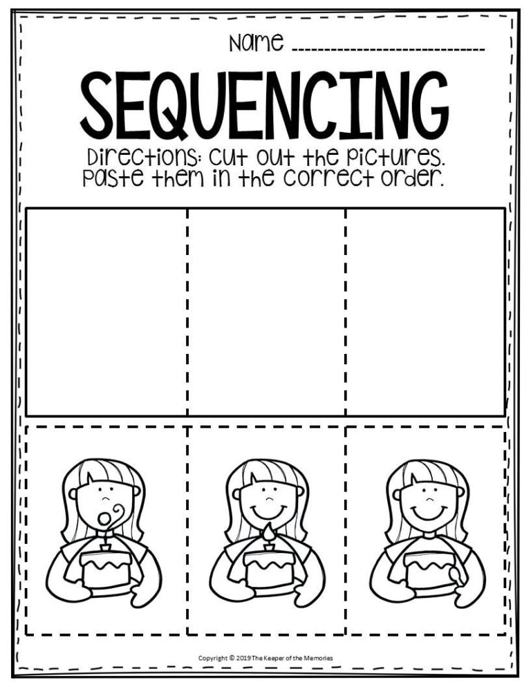 Free Sequencing Worksheets For Preschoolers Fun With Mama 