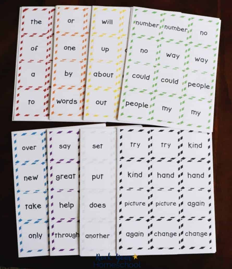 Free Sight Words Memory Game To Boost Reading Fun Rock Your 