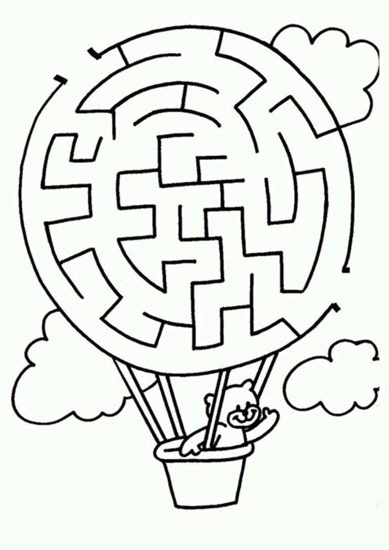 Free Simple Maze Printables For Preschoolers And Kindergartners Worksheets Library