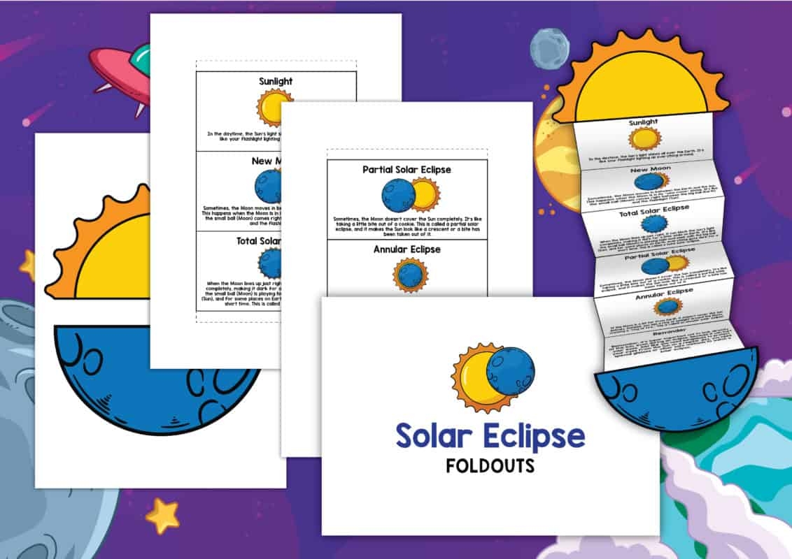 Printable Solar Eclipse Story For Preschoolers