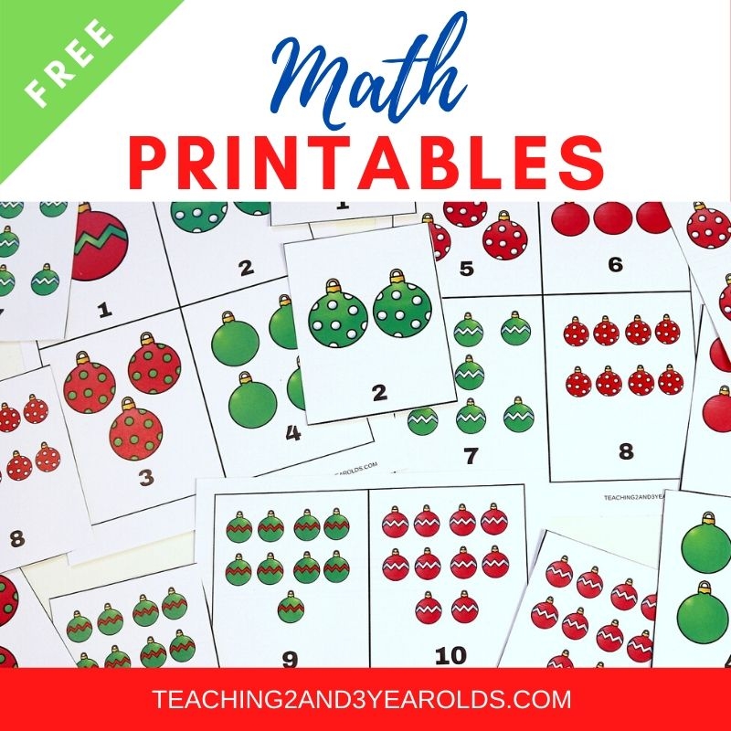 Printable Math Activities For Preschoolers