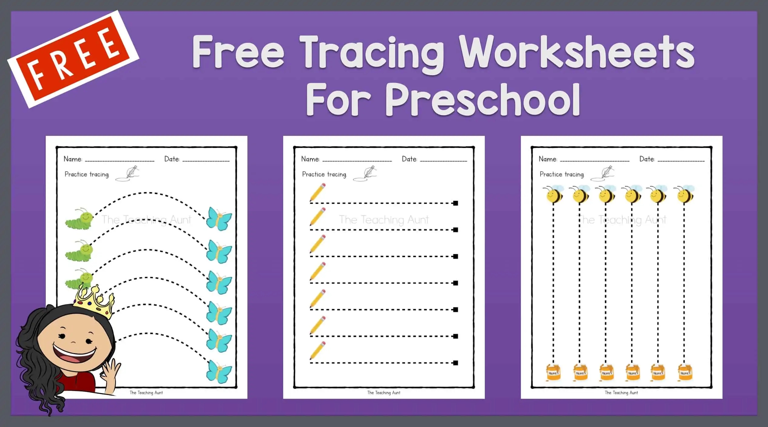 Printable Name Sheets For Preschoolers