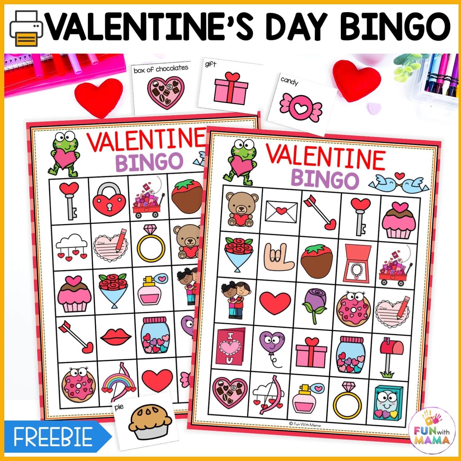 Free Valentine s Bingo Game Fun With Mama