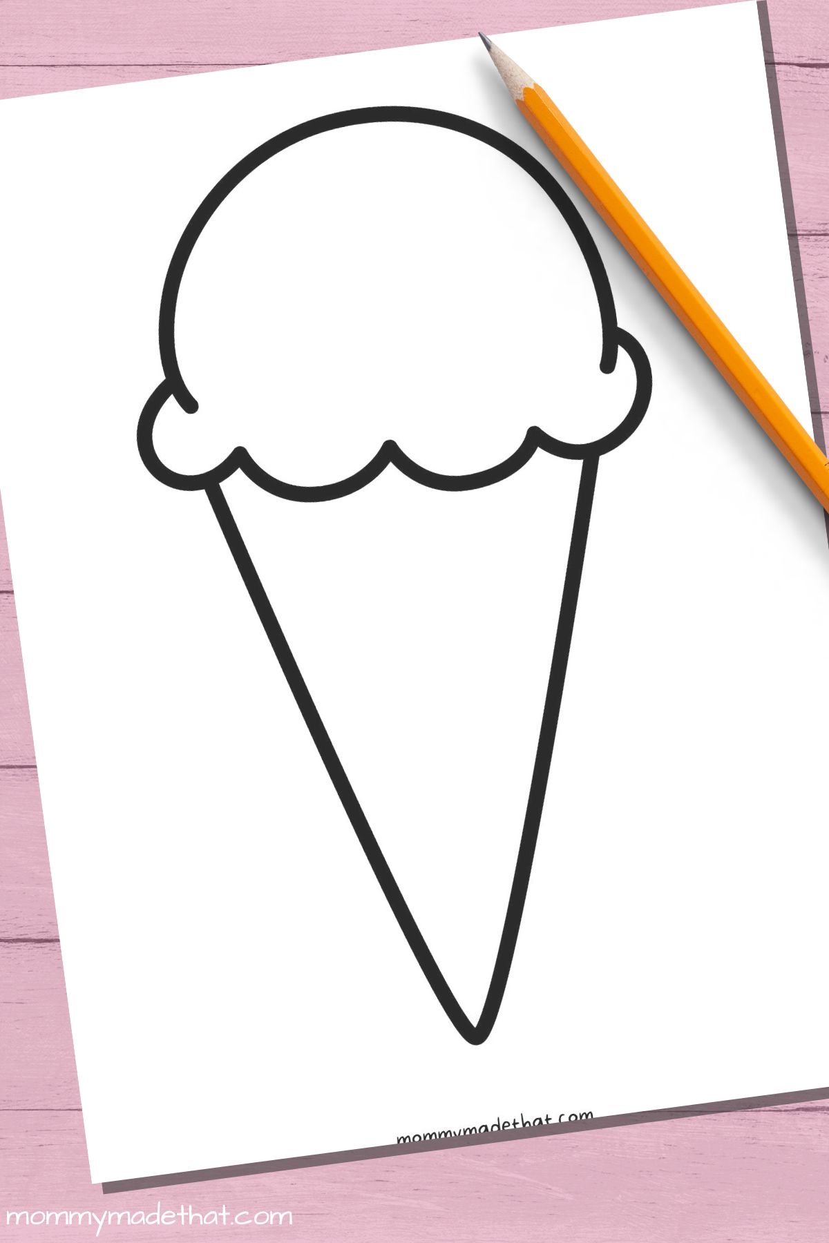 Fun Ice Cream Cone Templates For Crafts U0026 Coloring Worksheets 