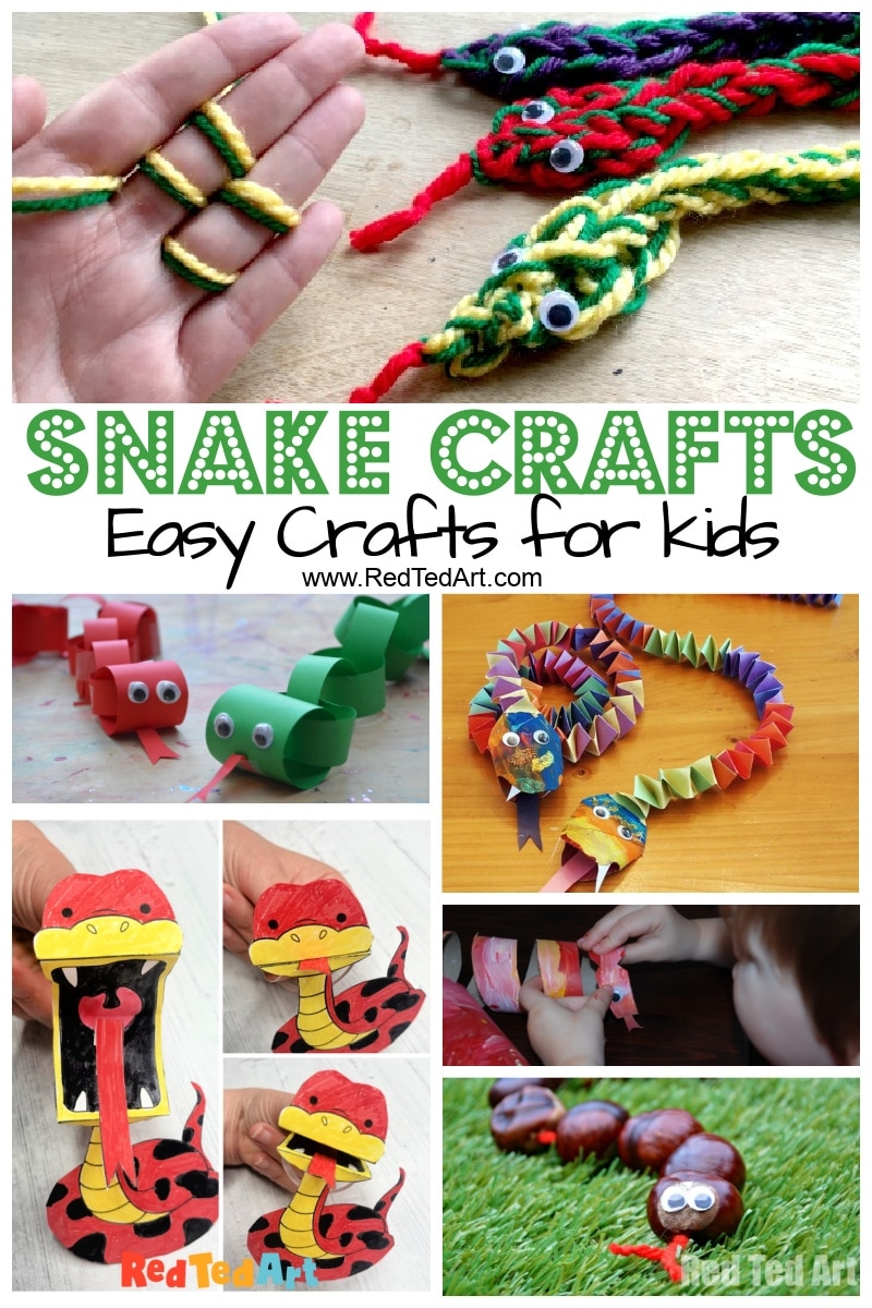 Fun Snake Activities And Crafts For Kids Red Ted Art Kids Crafts