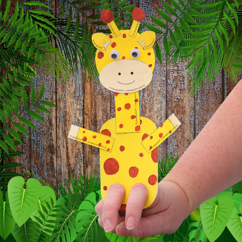 Giraffe Finger Puppet Masks U0026 Puppets CleverPatch 