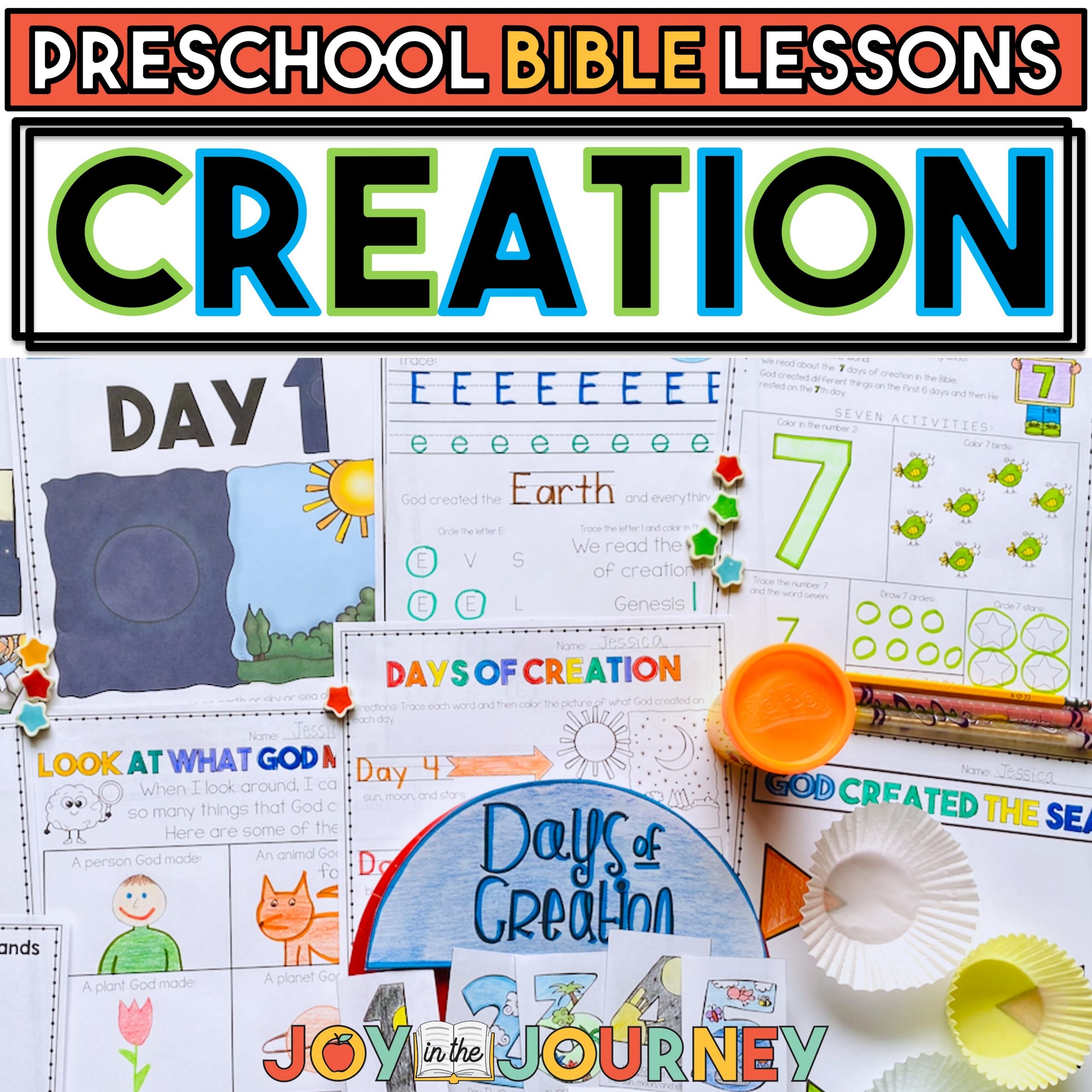 GOD CREATED THE WORLD Preschool Bible Lesson Joy In The Journey