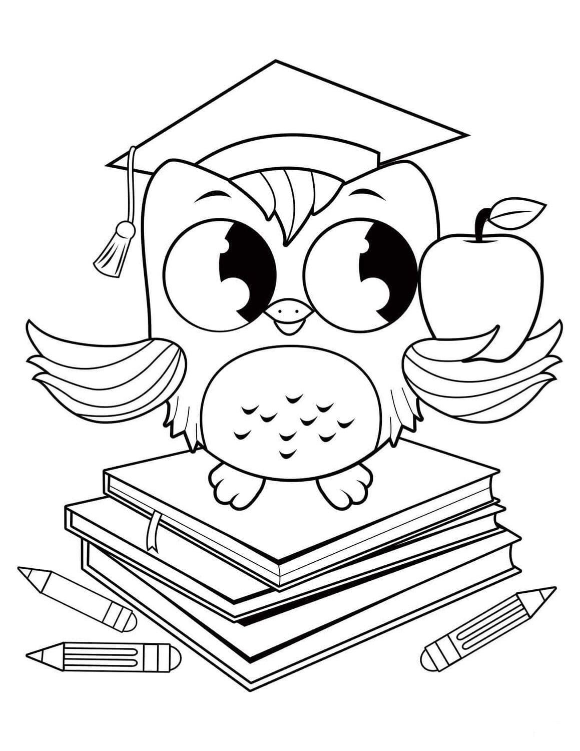 Printable Preschool Graduation Coloring Pages
