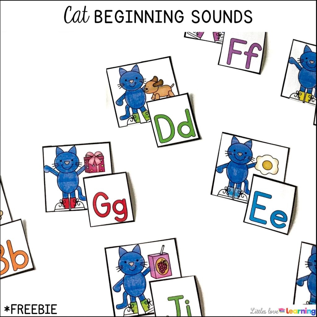 Printable Pete The Cat Preschool Activities
