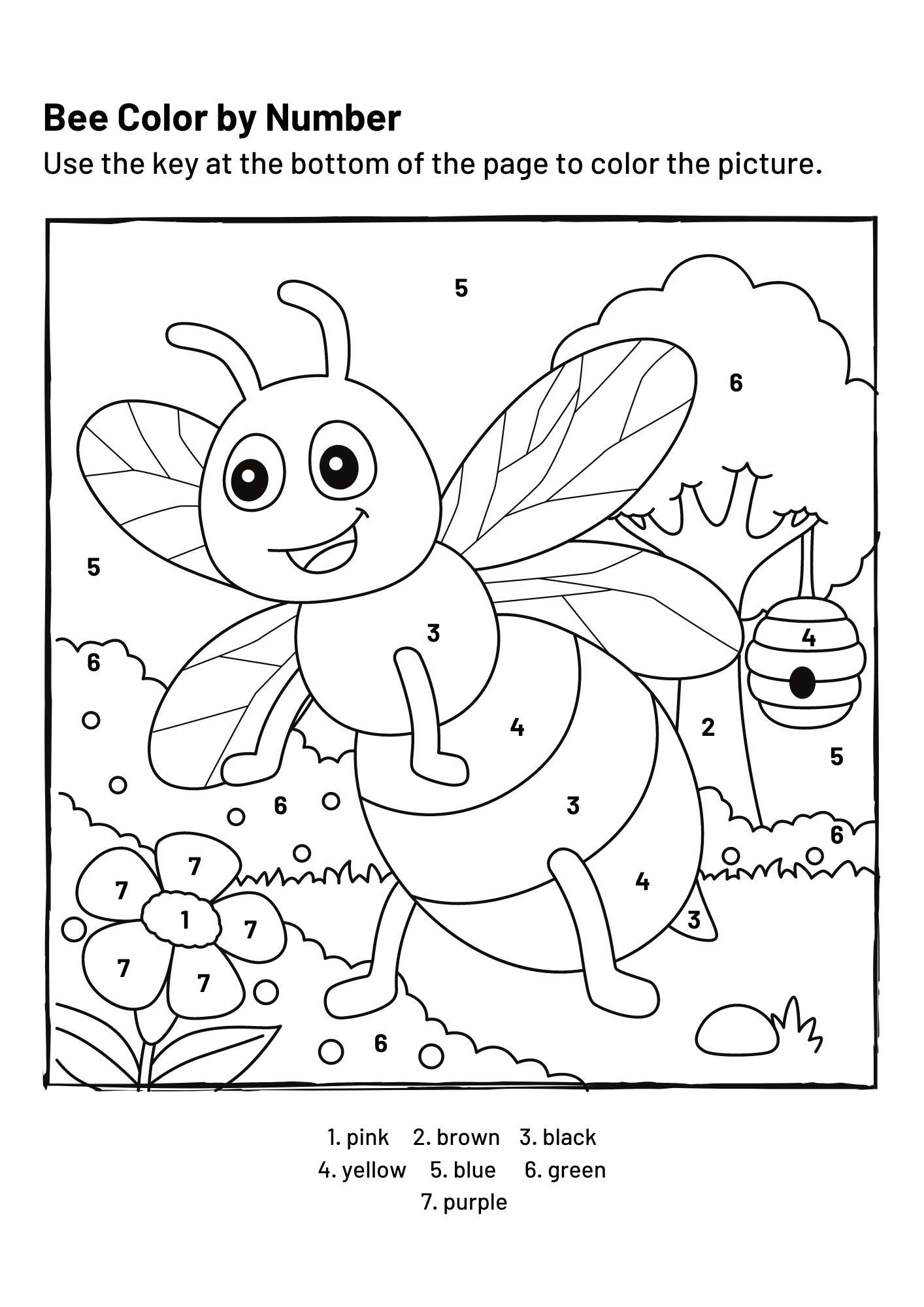 Printable Preschool Coloring Booklet