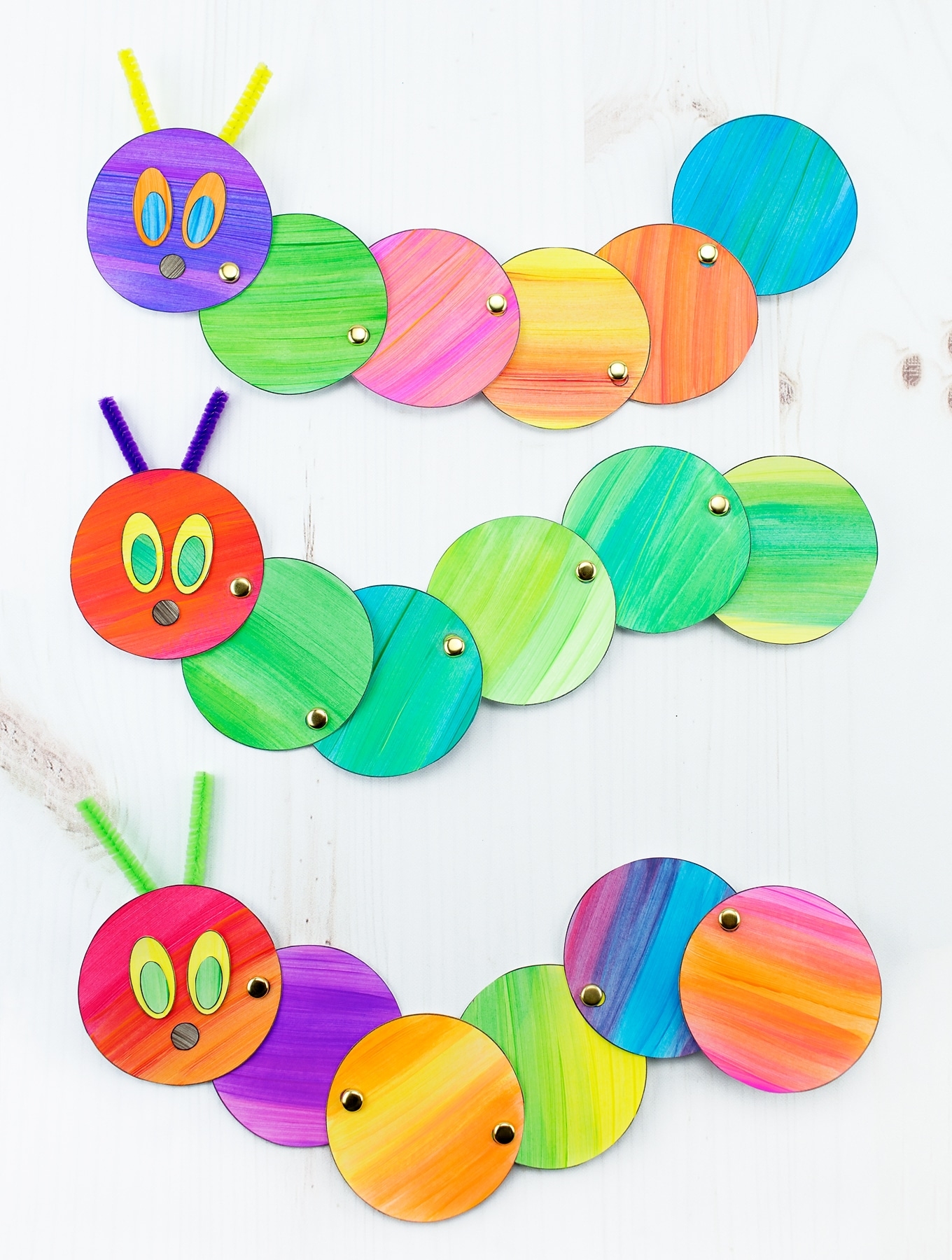 How To Make An Easy And Fun Wiggling Caterpillar Craft