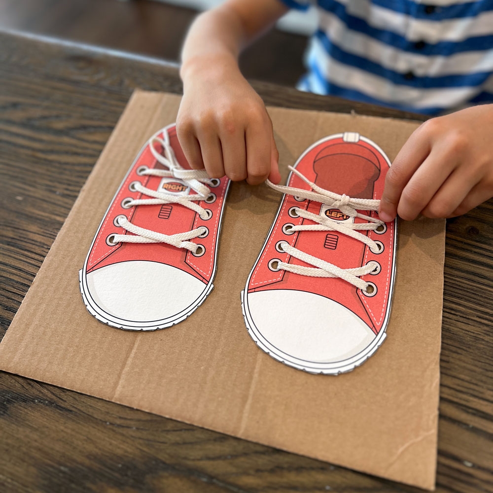 How To Teach Shoelace Tying Free Printable Activity Included 7 Days Of Play