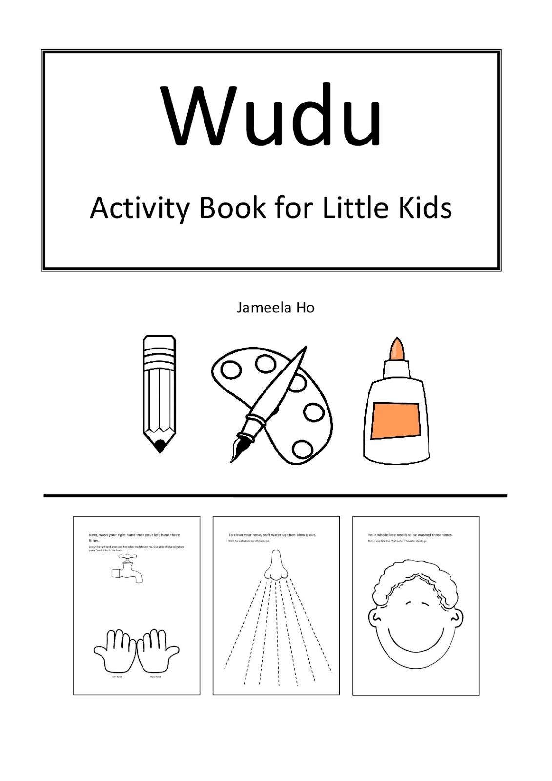 ILMA Education Wudu Activity Book For Little Kids
