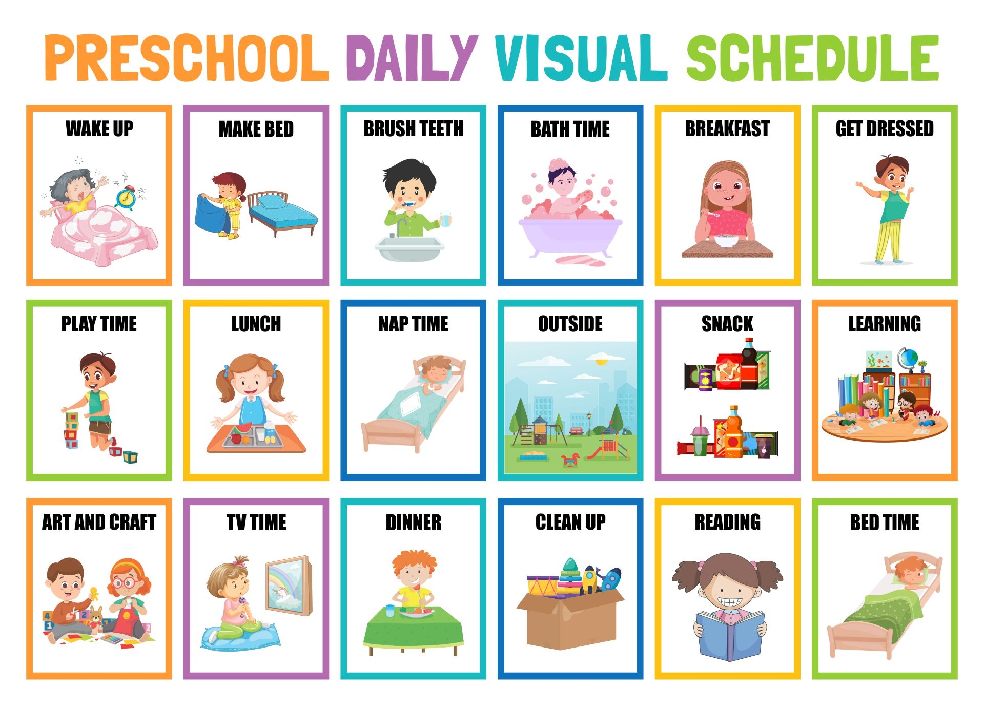 Images Of Preschool Daily Schedule Retyegg