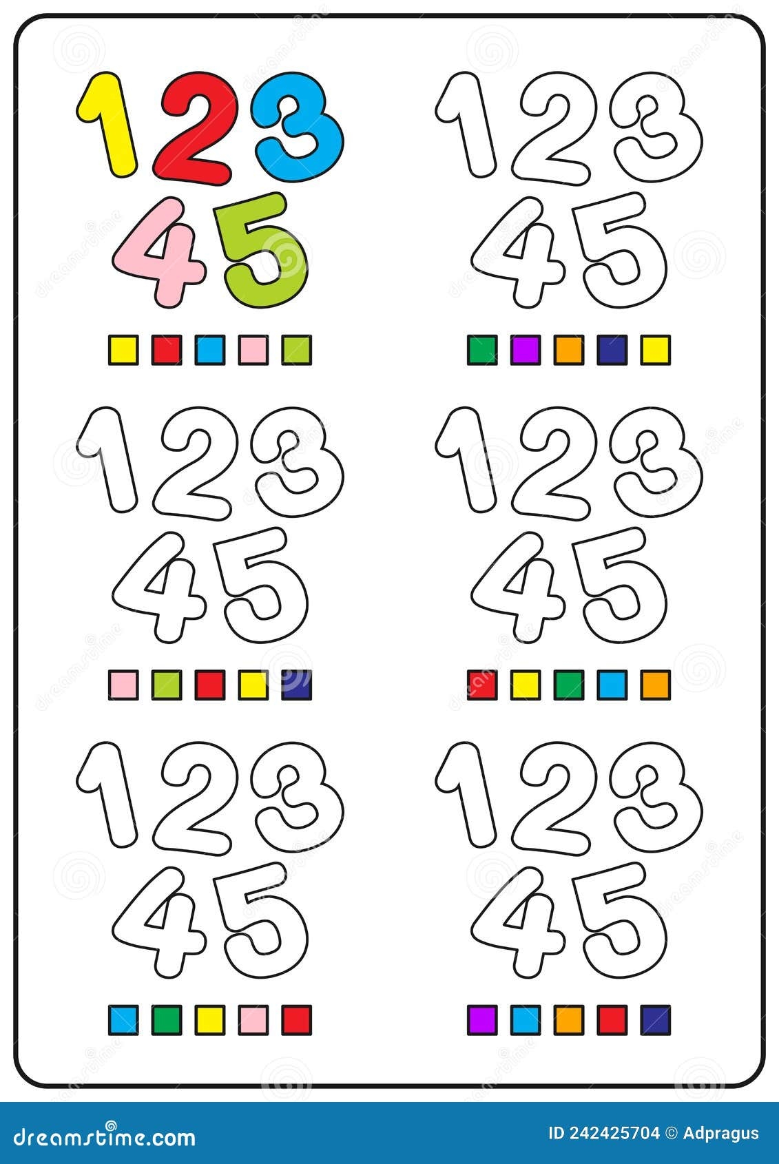 Printable Preschool Learning Pages