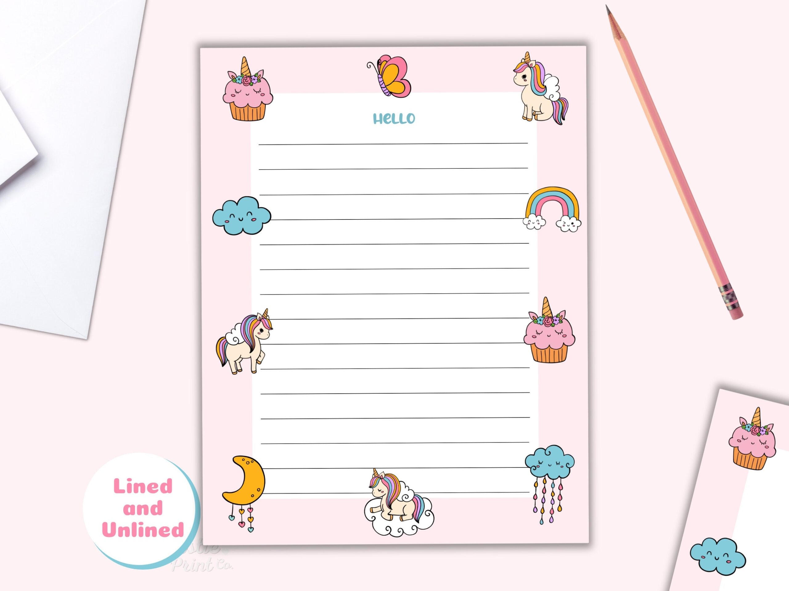 Printable Preschool Stationary