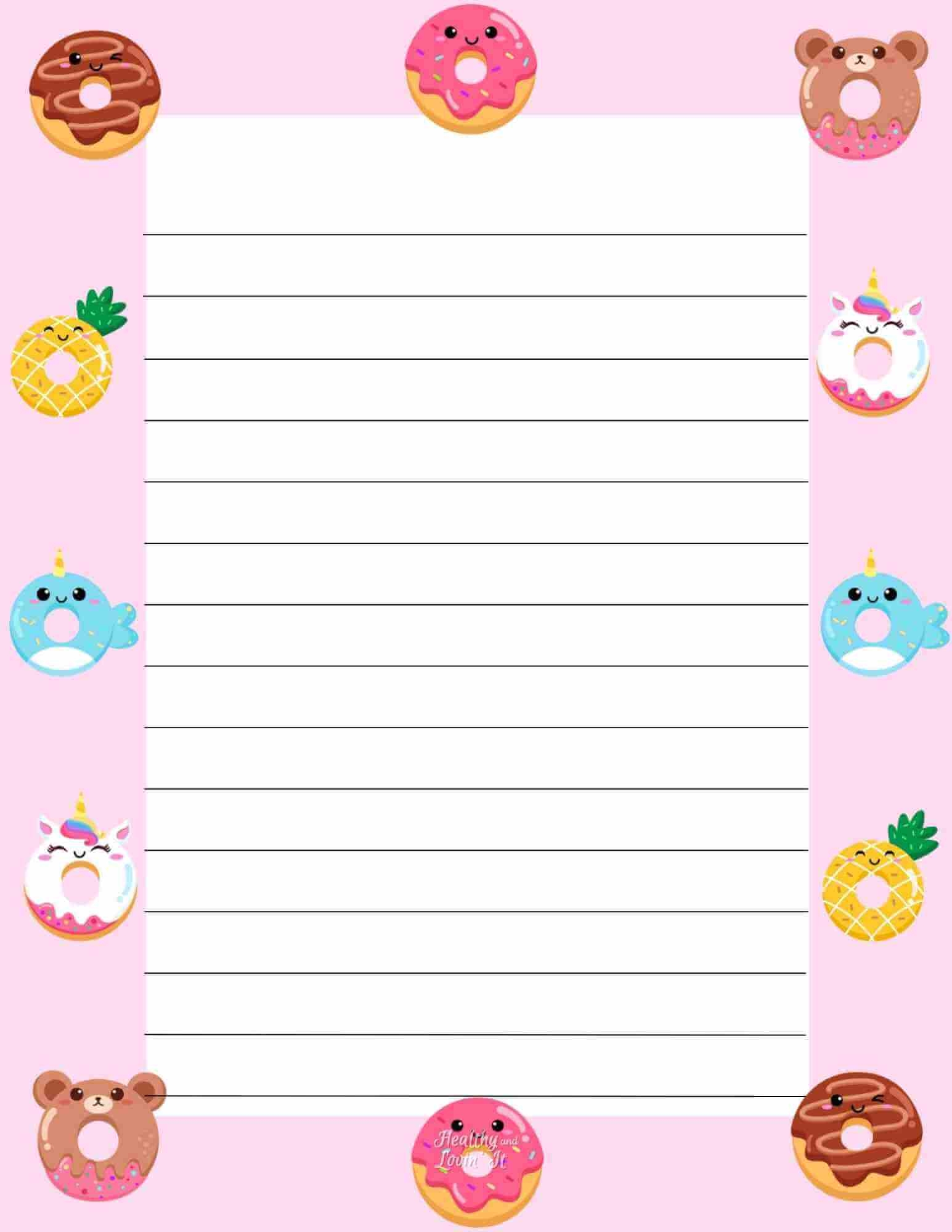 Kids Printable Stationery Lots Of Free Letter Writing Papers 