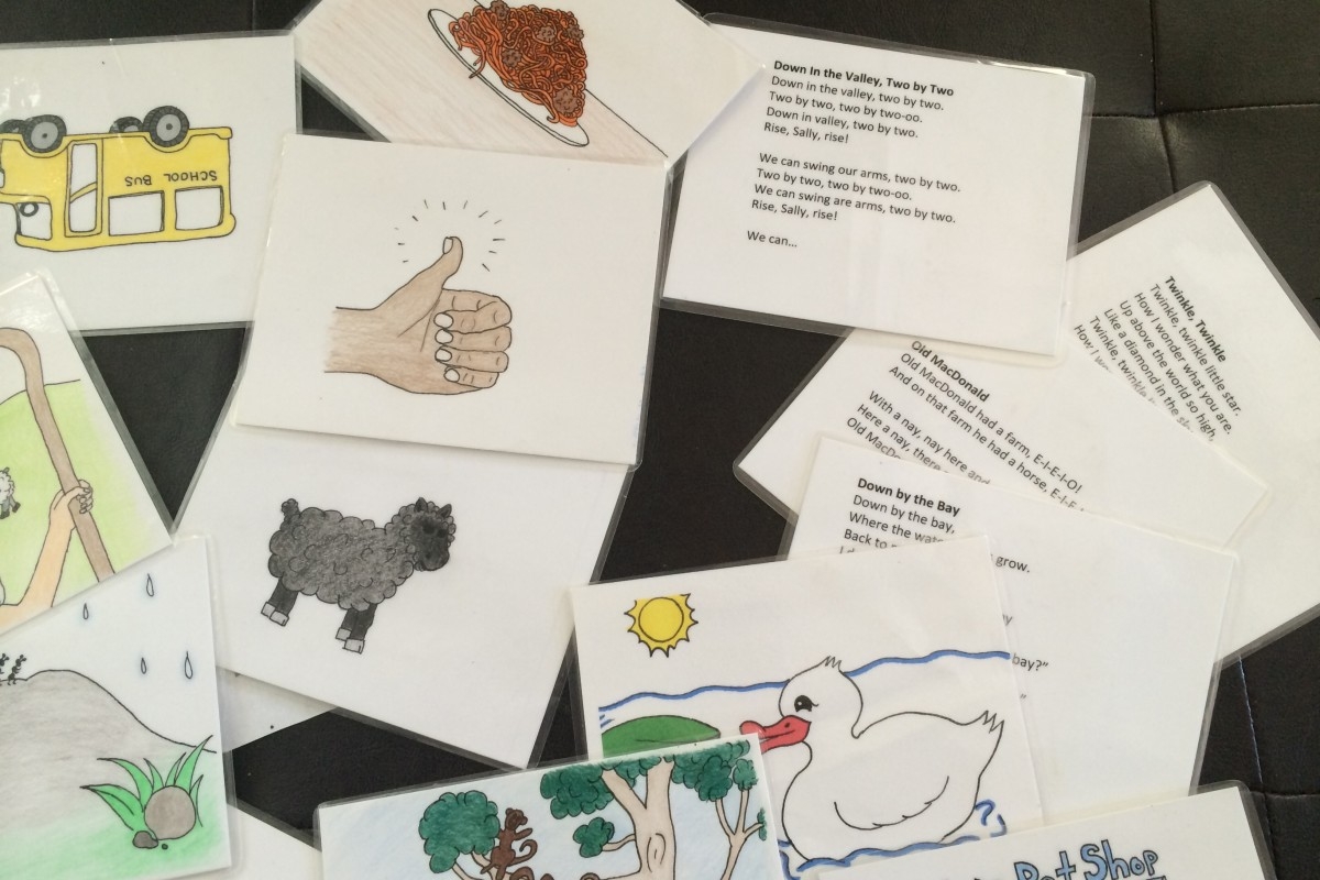 Printable Preschool Song Cards