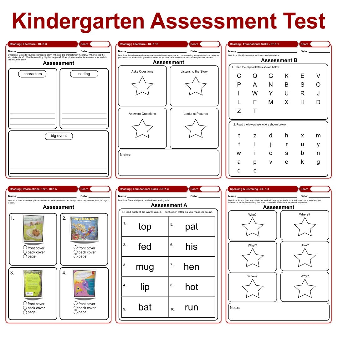 Kindergarten Assessment Math 10 Free PDF Printables Printablee