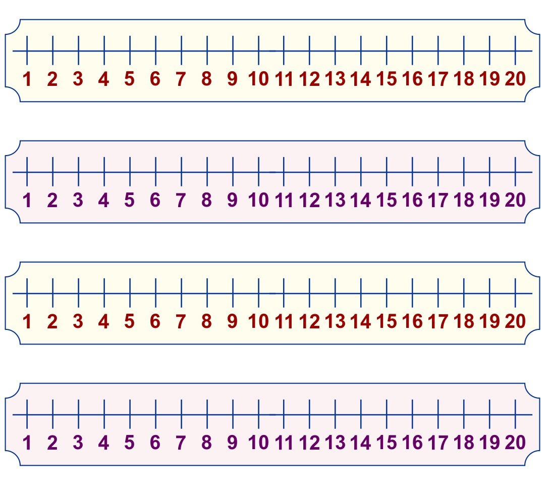 Kindergarten Number Line 0 20 10 Free PDF Printables Printablee