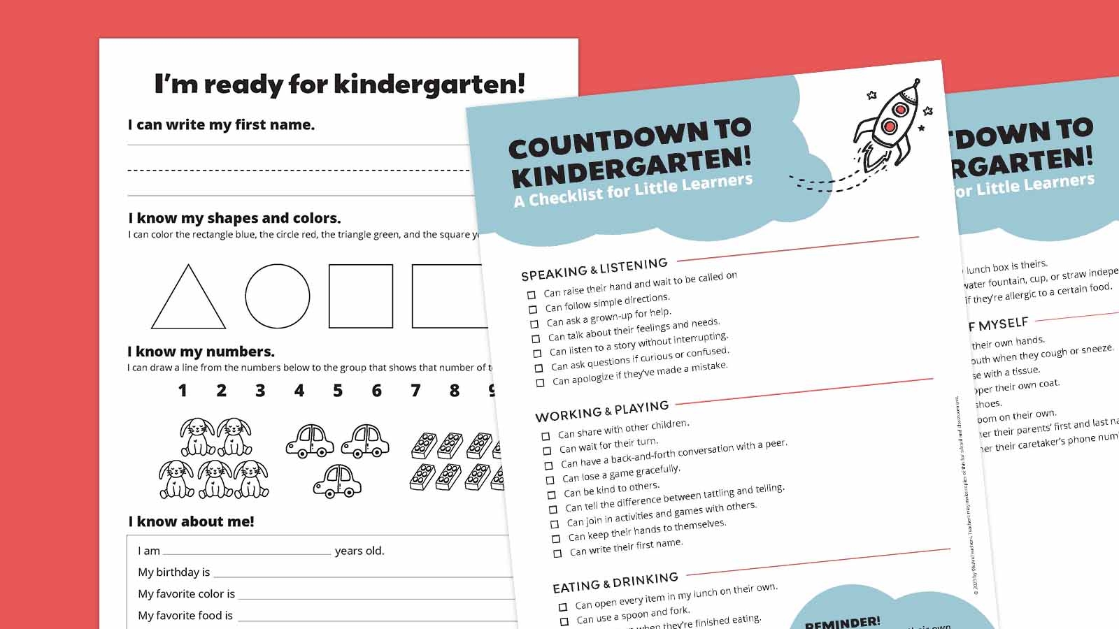 Printable Preschool Assessment Checklist