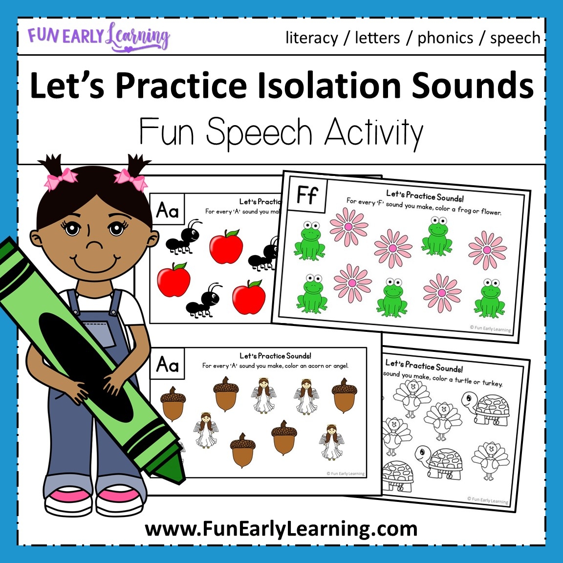 Printable Preschool Speech Activities