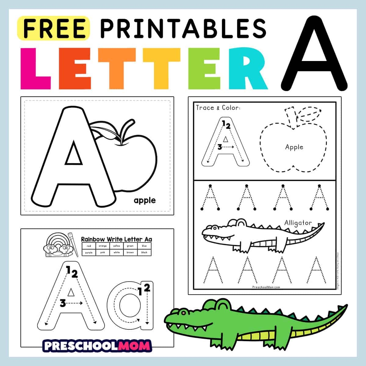 Printable Preschool Worksheets Age 4