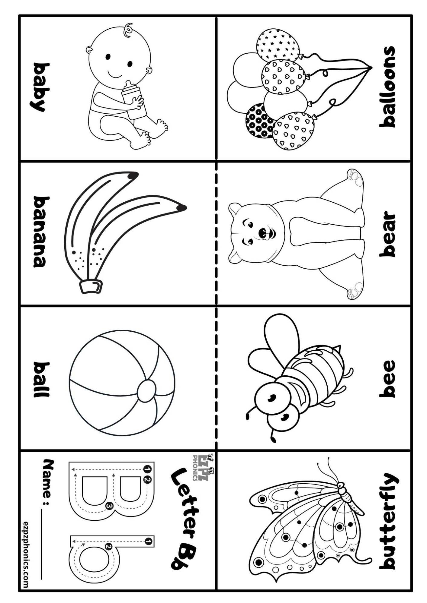 Printable Preschool B