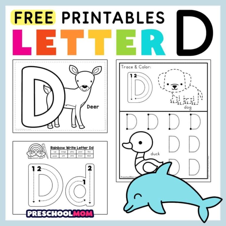 Letter D Preschool Printables Preschool Mom