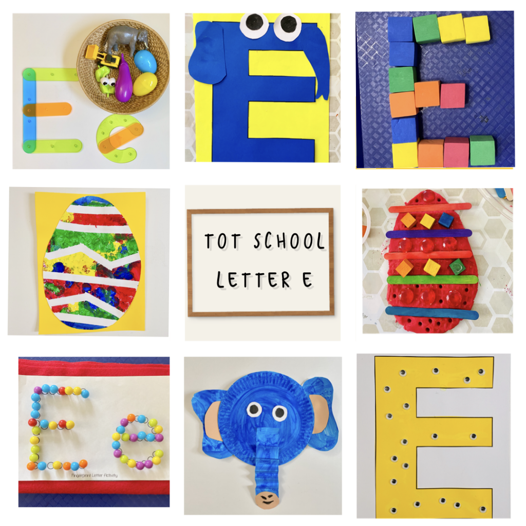 Printable Letter E For Preschoolers