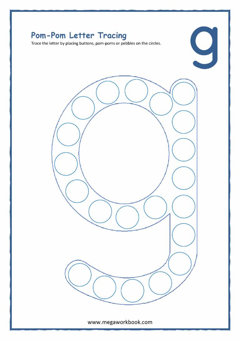 Letter G Worksheets And Activity Printables MegaWorkbook