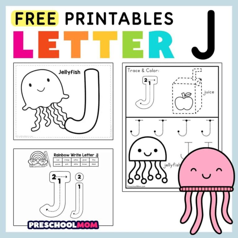 Printable Preschool Worksheets Letter J - Printable Preschool Worksheets
